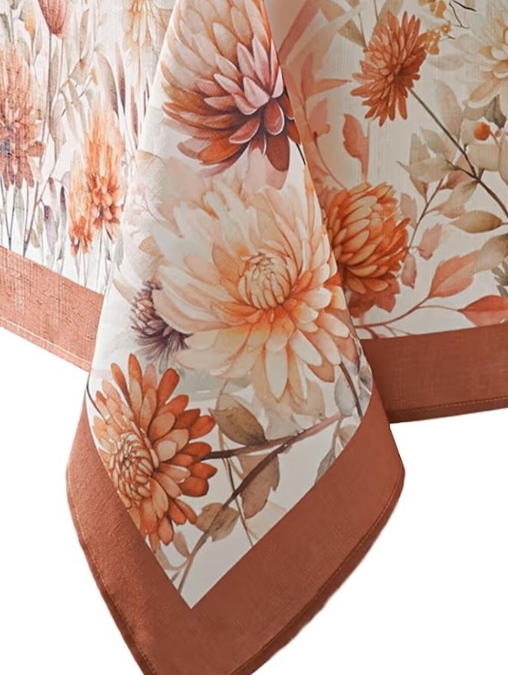 Elrene Home Fashions Autumn Blooms Floral Fall/Harvest/Thanksgiving Oblong